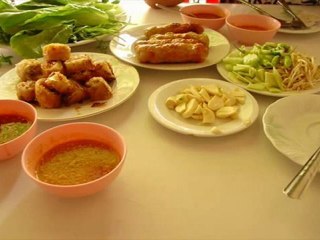 Food Court @ Thalat Sow Morning Market Vientiane Laos