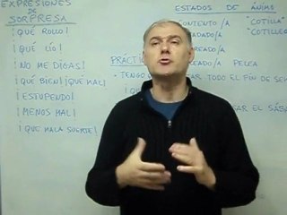 Expressões de supressa em espanhol