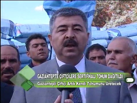 gaziantepte çiftçilere sertifikalı tohum