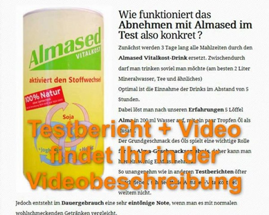 Almased Test ein Erfahrungsbericht zur Abnehm-Diät
