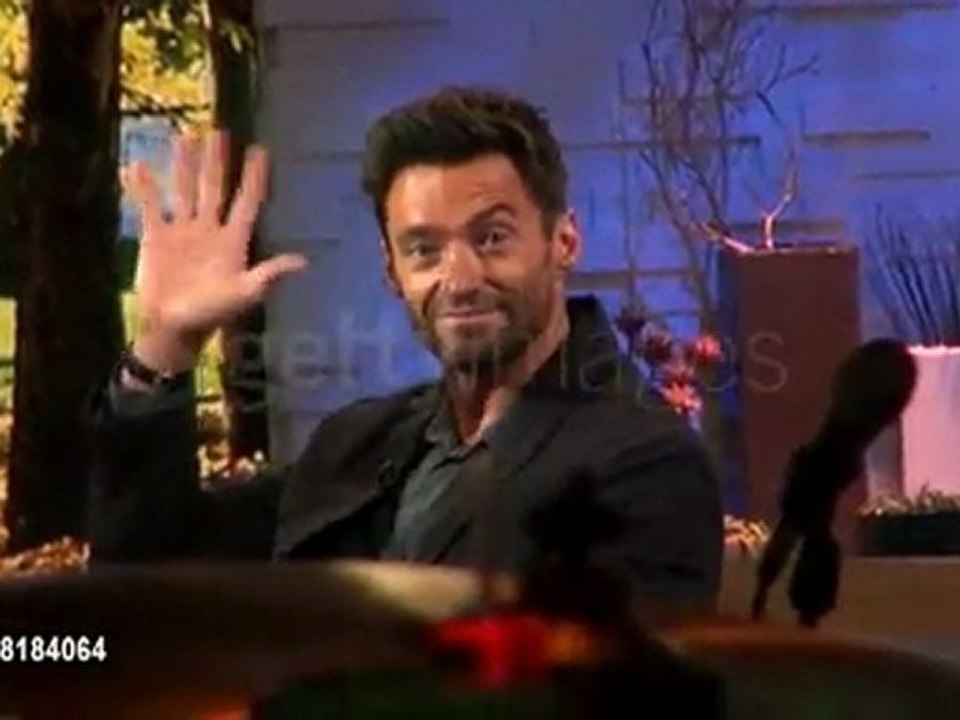 Hugh Jackman  в перерыве передачи Good Morning America (4 .10.11)
