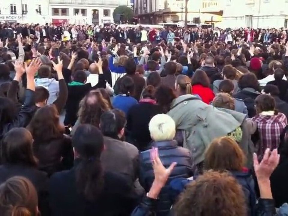 Paris,15 oct 2011-Journée de Mobilisation Mondiale des Indignés