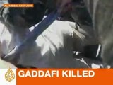 Muammar Kaddafi öldürüldü!