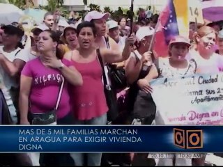 Reclaman casas en la calle