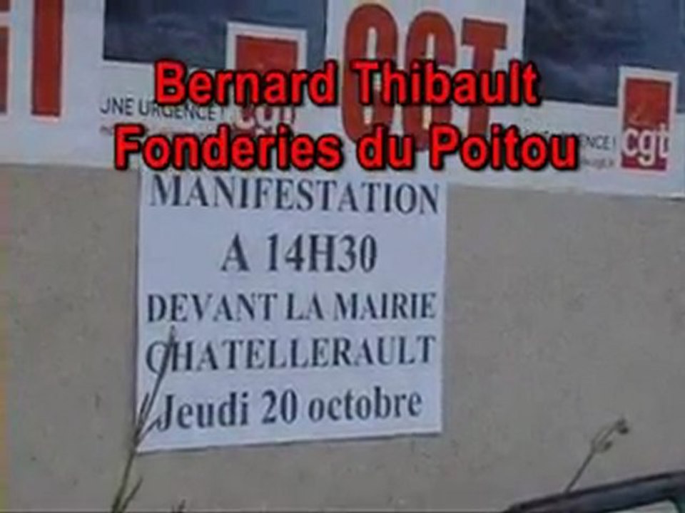 Fonderies du Poitou 20 octobre 2011