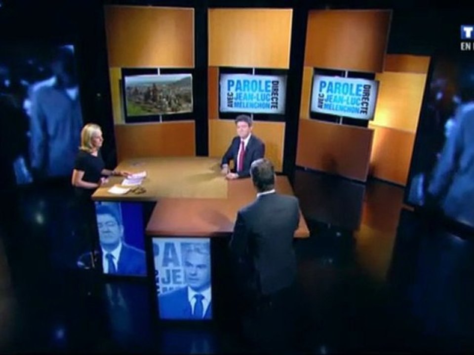 Jean-Luc Mélenchon sur TF1 à "Parole directe"