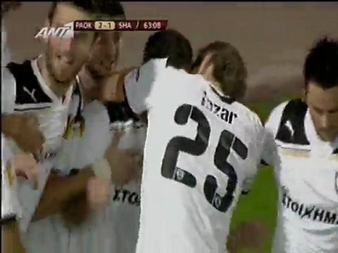 ΠΑΟΚ Σάμροκ Ρόβερς / Το 2-1 από τον Βιεϊρίνια