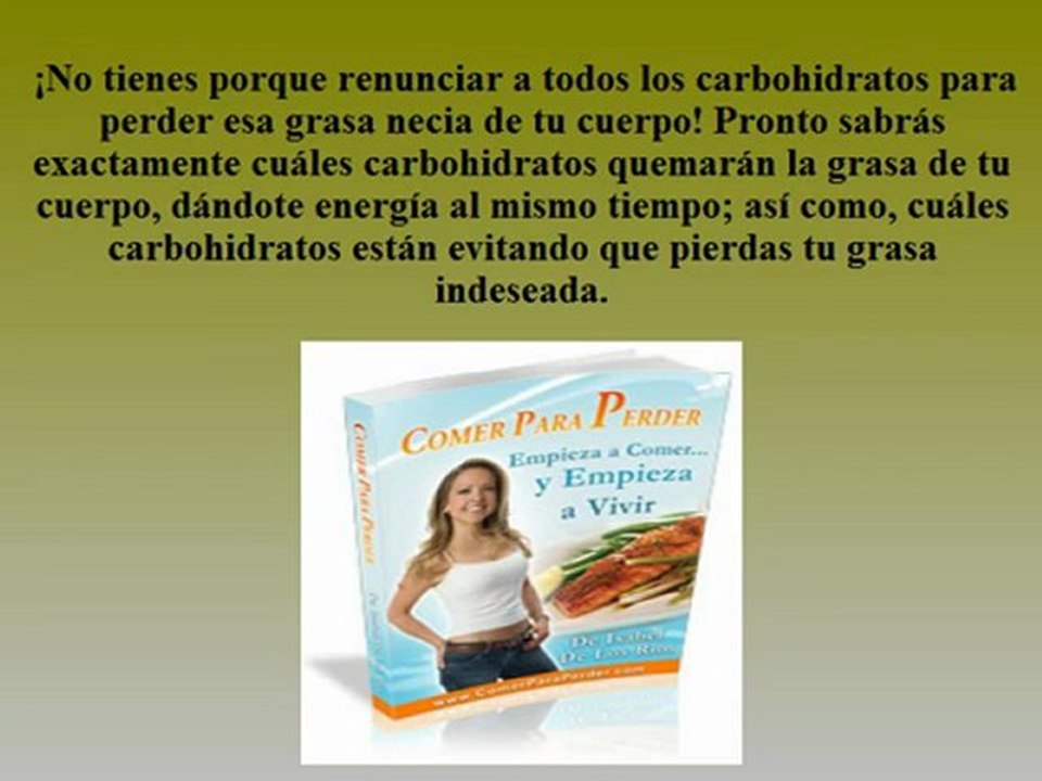 comer para perder