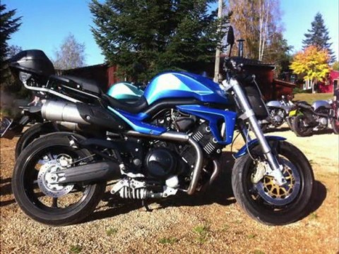 Départ dernier jour des 10 ans du Voxan Club de France moto octobre 2011 63