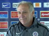 Point presse René Girard, avant Caen