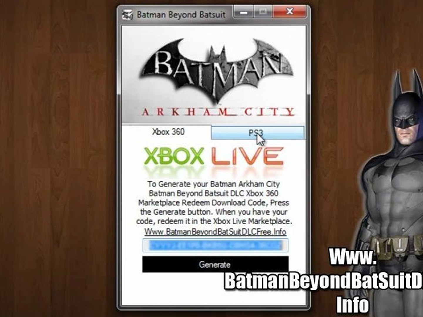 Get Free Batman Arkham City Batman Beyond Batsuit DLC - Xbox 360 - PS3 -  video Dailymotion