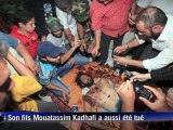 Fotos mostram Kadhafi e filho mortos