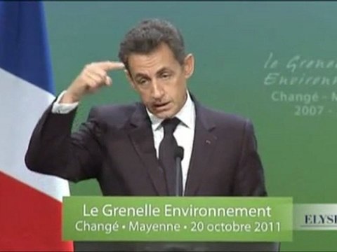 Discours de N. Sarkozy à Changé ( Mayenne)