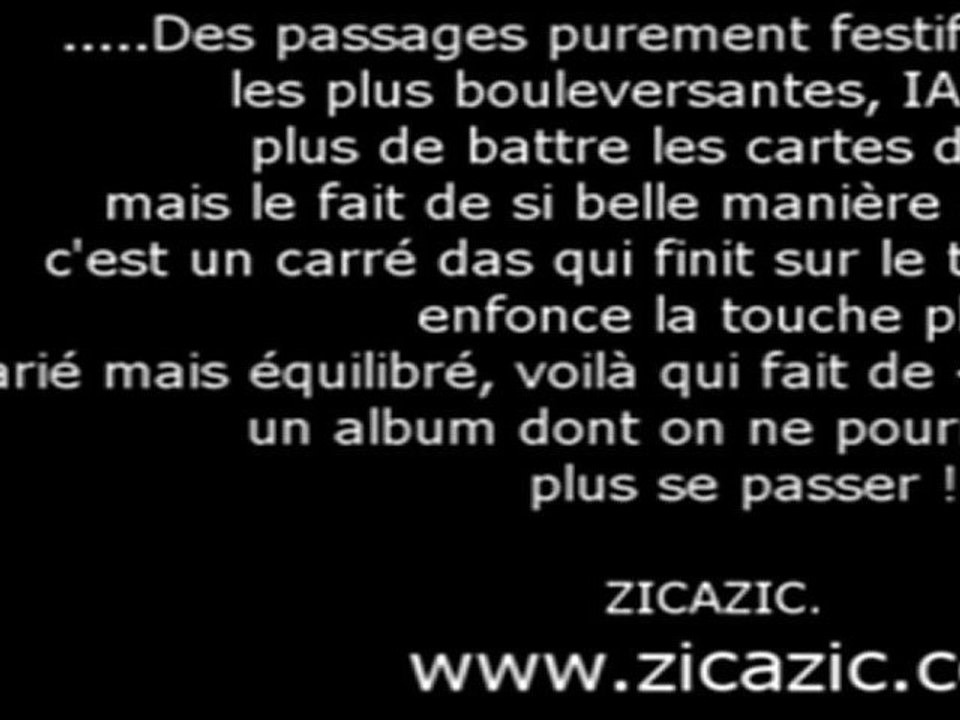 IAO sortie officiel du album "La vida pasajera" 7 novembre 2011