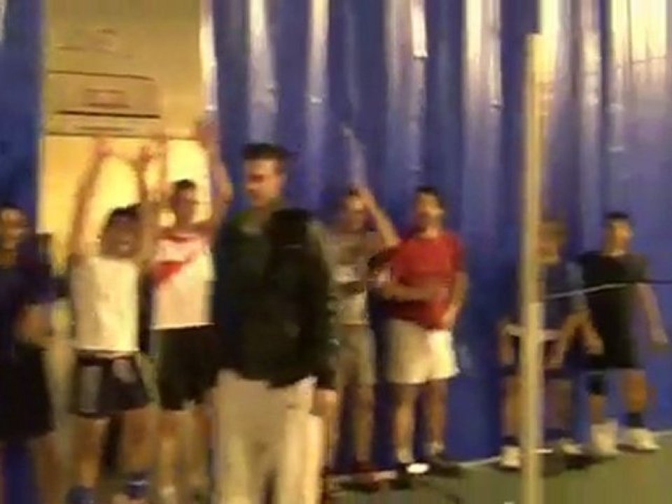 2011/2012 SUPPORTERS ASPTT PARIS VOLLEY, un soir de match au gymnase Gabriel Fauré.