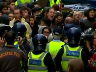 "Occupy" clashes in Australia