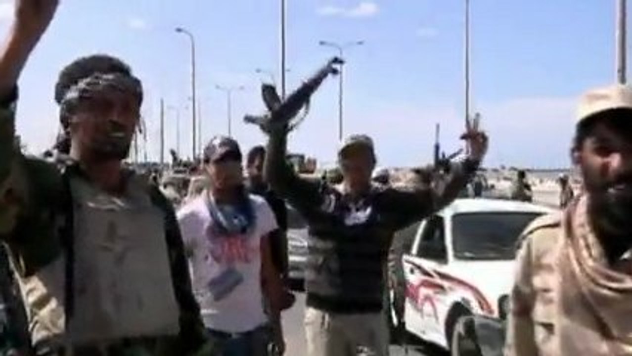 Libyans celebrate Gaddafi's death