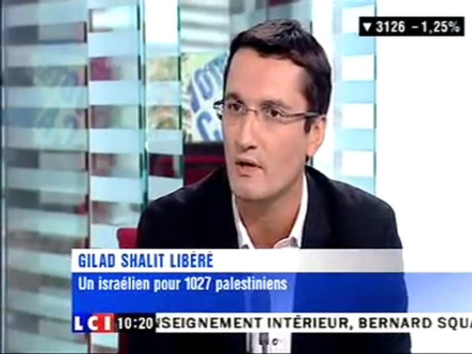 Guilad Shalit : Olivier Dartigolles sur LCI