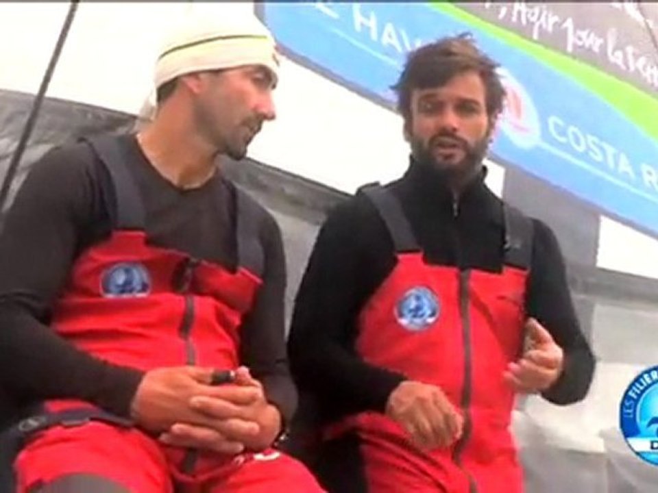 La vie à bord de DCNS 1000 selon Marc Thiercelin / Transat Jacques Vabre 2011