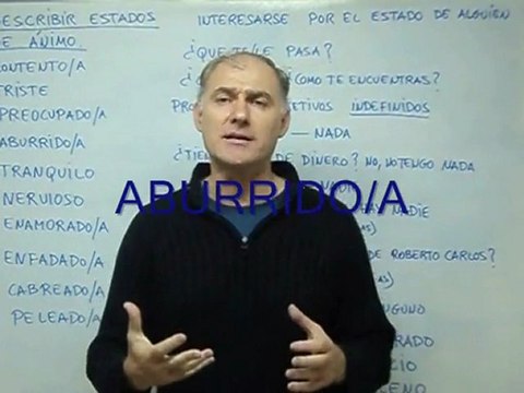 Estados de ânimo em espanhol