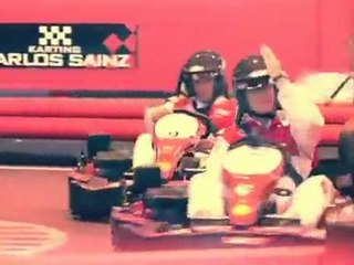Les joueurs du Real Madrid se mettent au karting
