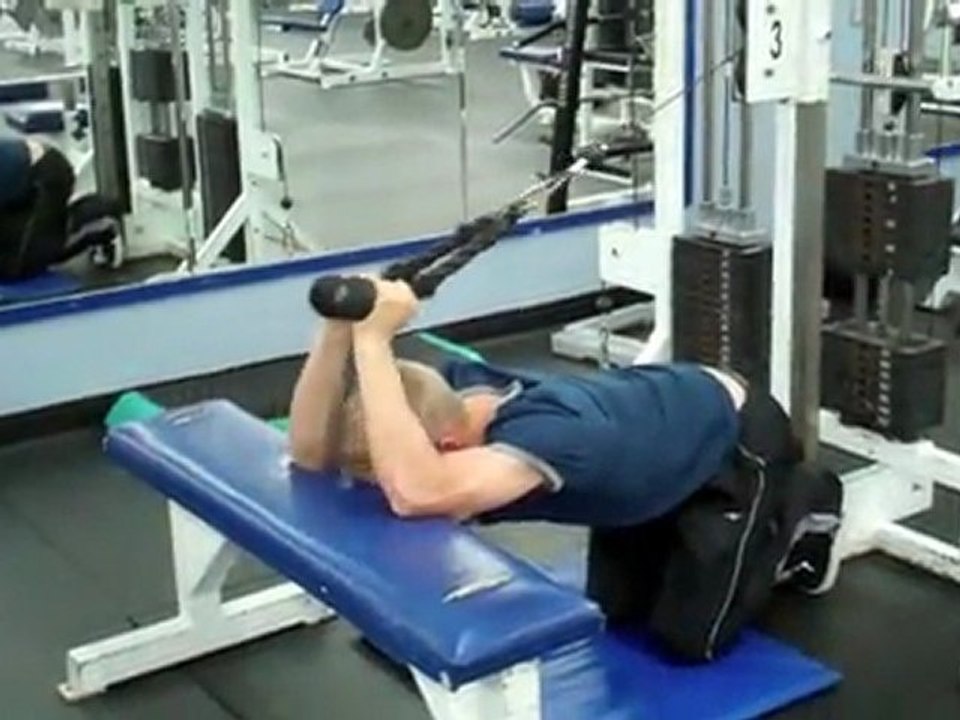 Kneeling Tricep Rope Extensions (Gironda Rope Pull)