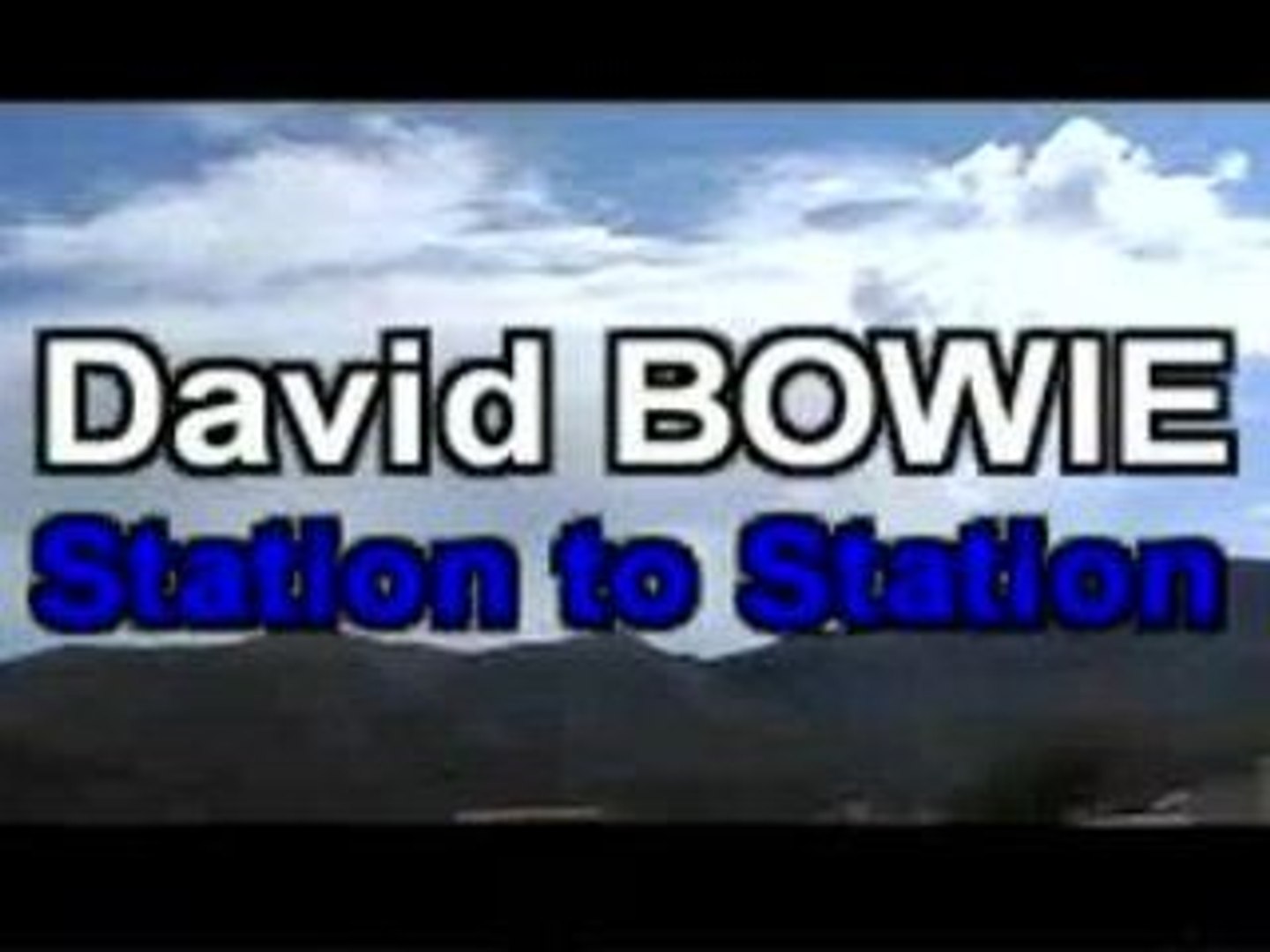 David BOWIE * Station to station *