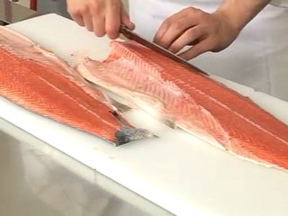 lever les filets de saumon