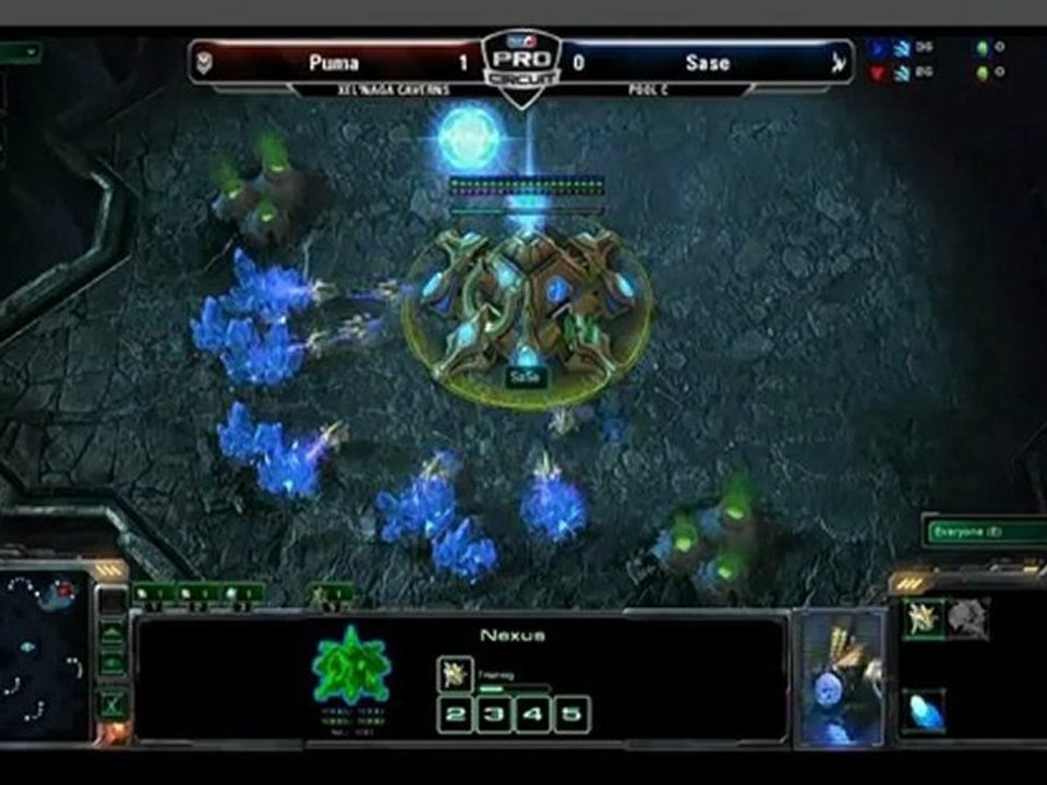 MLG Orlando 2011 - Starcraft II - Game 1 & 2 - Quantic Sase (P) VS EG Puma (T)