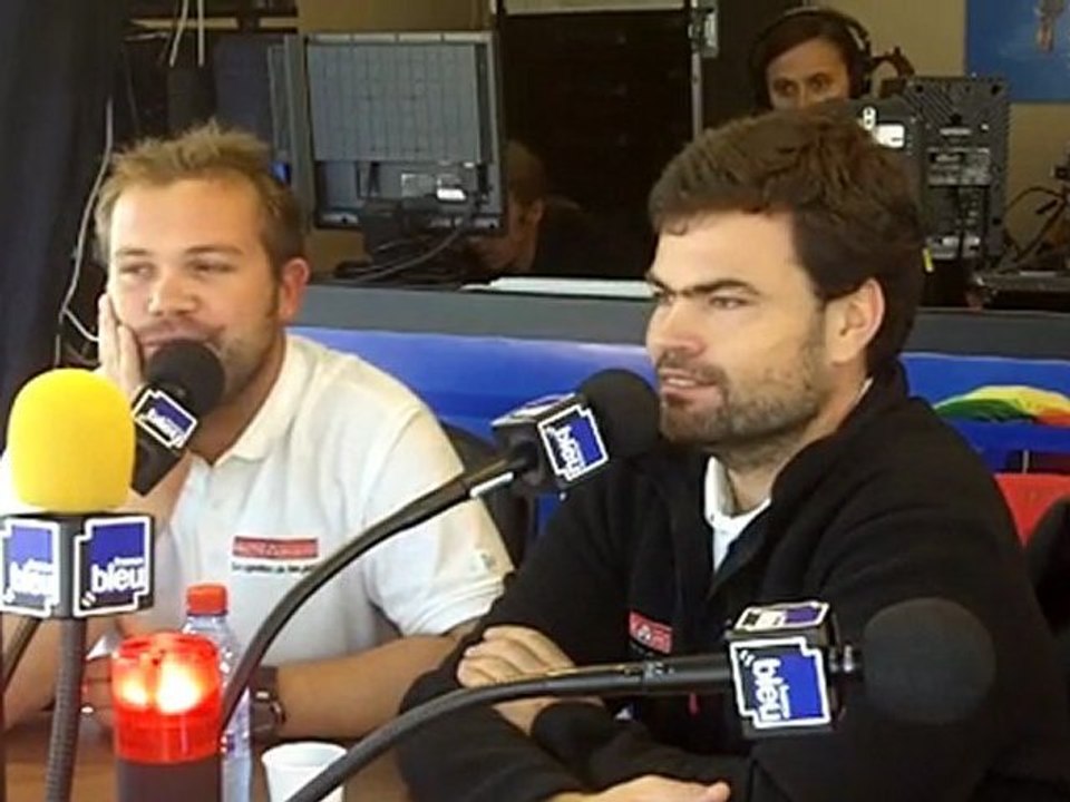 Loïc Fequet et Loïc Escoffier sur France Bleu Haute-Normandie pour la Transat Jacques Vabre