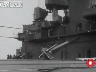 f4f wildcat bad landing uss hornet