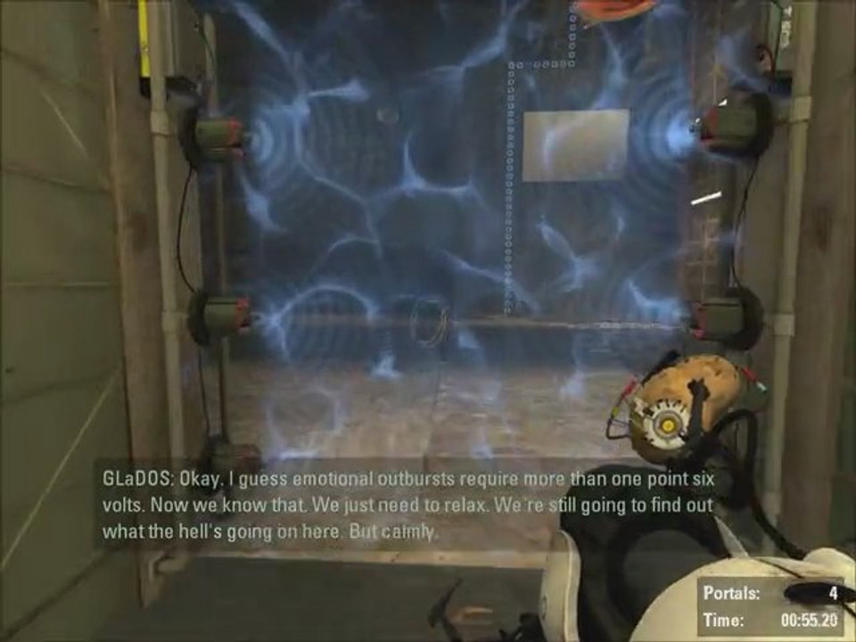 Portal 2 | Le - de Portails | Chambre 1 Chapitre 7