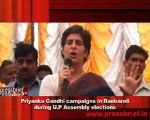 Priyanka Gandhi campaigns in Raebareli during U.P Assembly elections