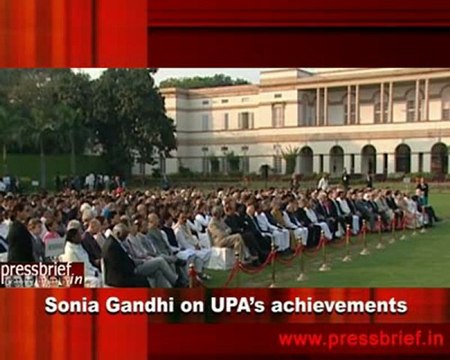 Sonia Gandhi on UPA’s achievements