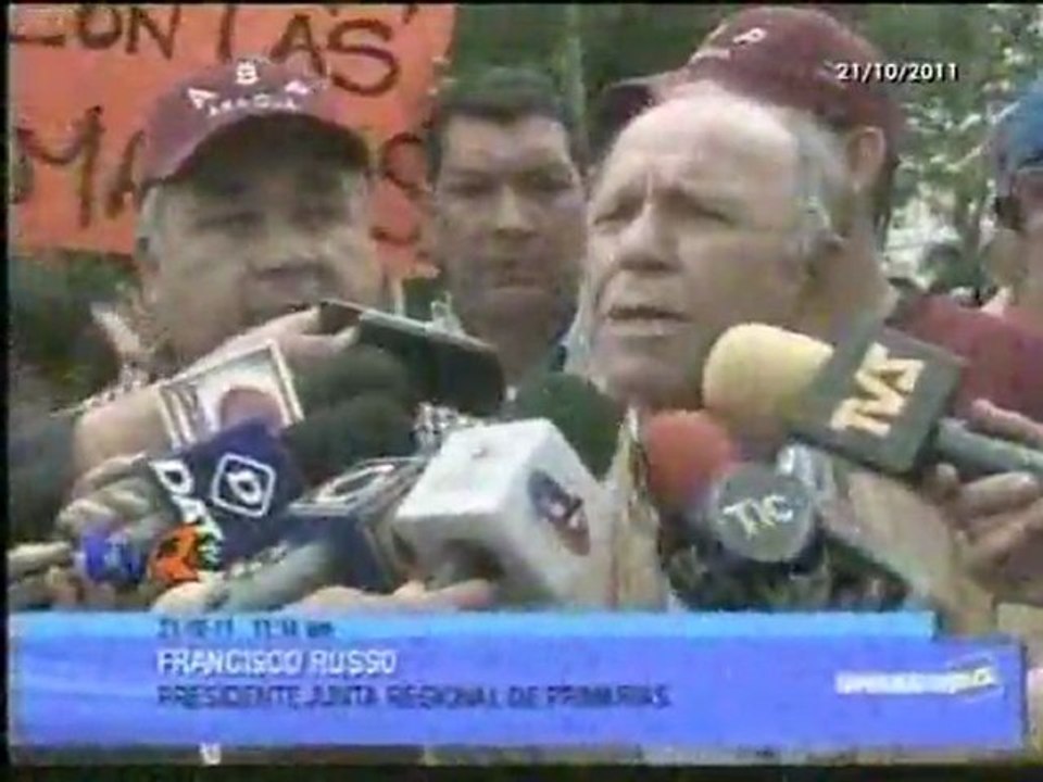 Marcha "por la Unidad y las Primarias" en Aragua