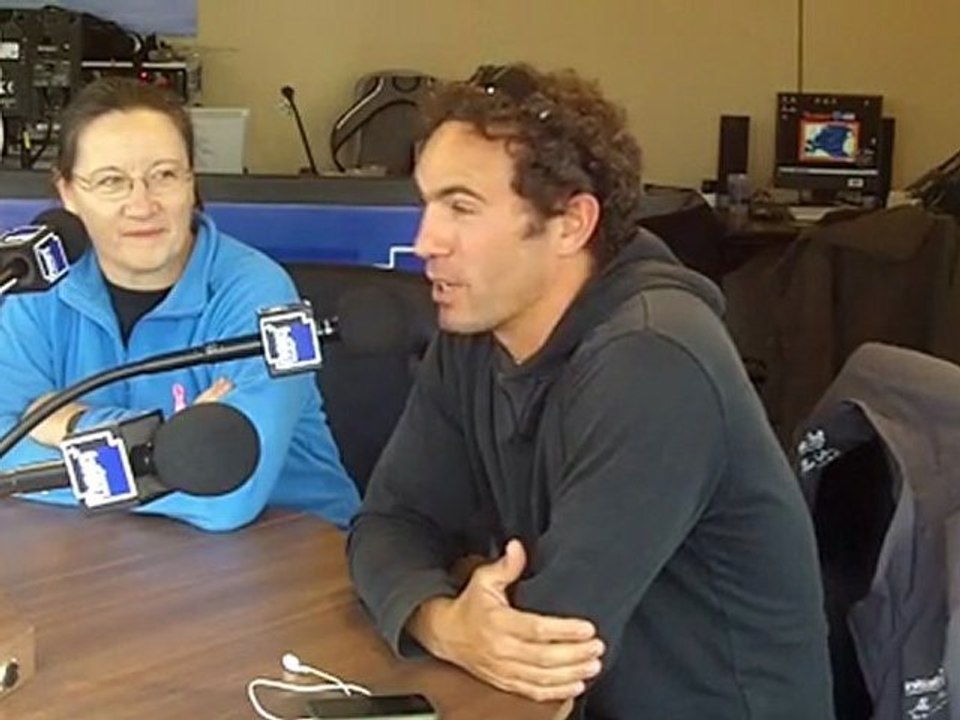 Tanguy De Lamotte invité de France Bleu pour la Transat Jacques Vabre 2011