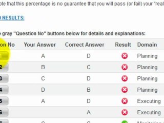 PMP Exam Simulator - The Exam Report