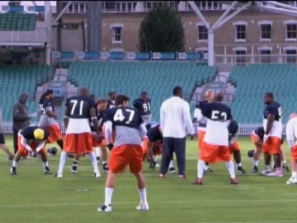 NFL - Bears trainieren für Wembley
