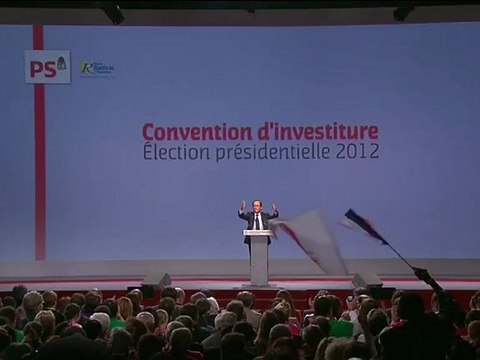 Discours de François Hollande à la convention d'investiture