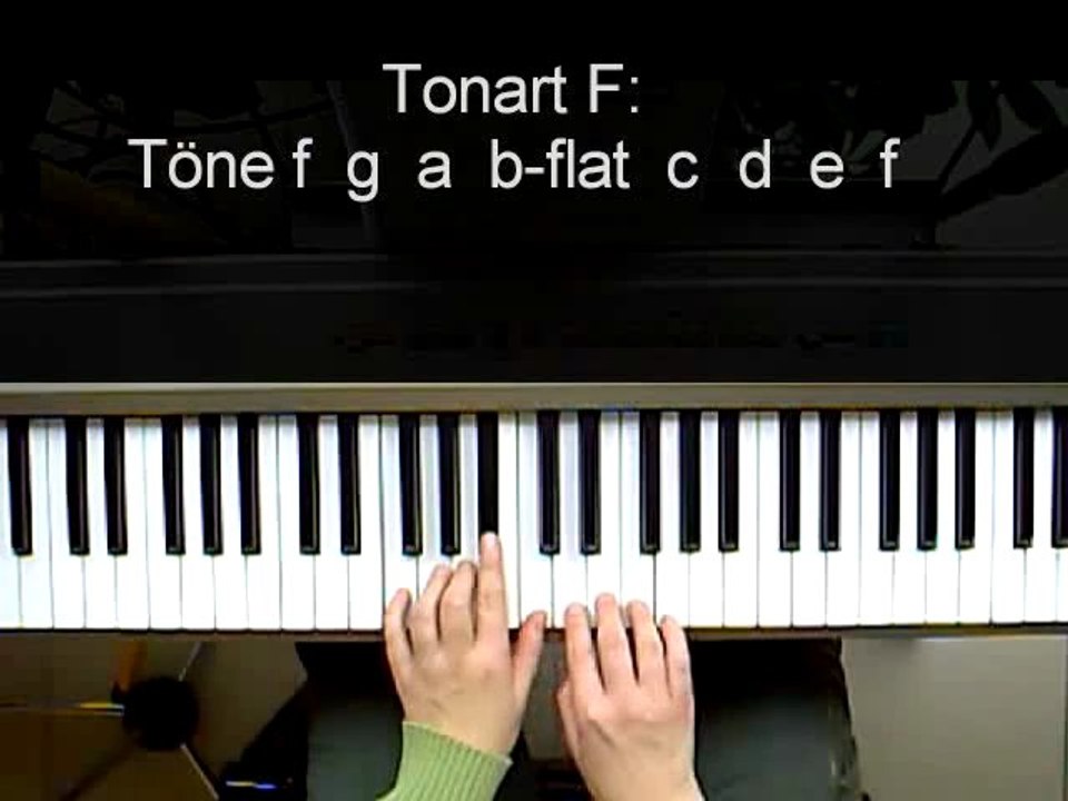 Klavier lernen: Videoauszug Lektion 2 Aufgabe 1