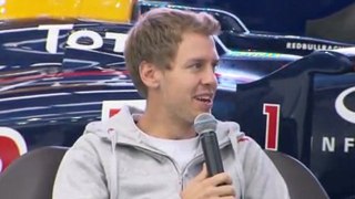Vettel returns to Red Bull racing factory [19 October]