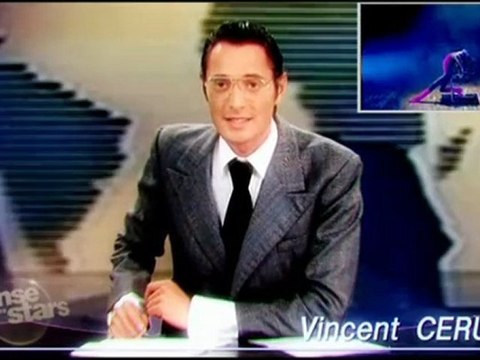 Vincent Cerutti et Sandrine Quetier en mode années 80 pour Danse avec Les Stars