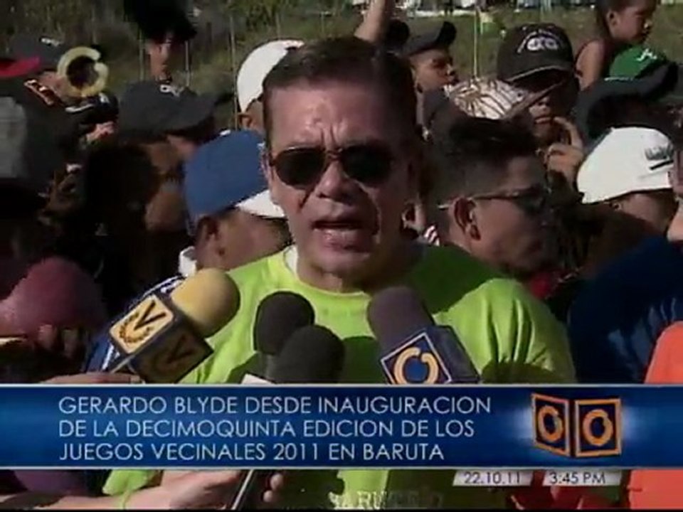 Inauguran Juegos Vecinales Baruta 2011