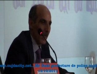 السيد الداكي مسؤول امني بوجدة يتحدث  بالارقام عن ارتفاع الارقام المتعلقة بالاجرام  بوجدة