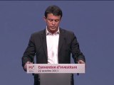 Discours de Manuel Valls lors de la Convention d'investiture