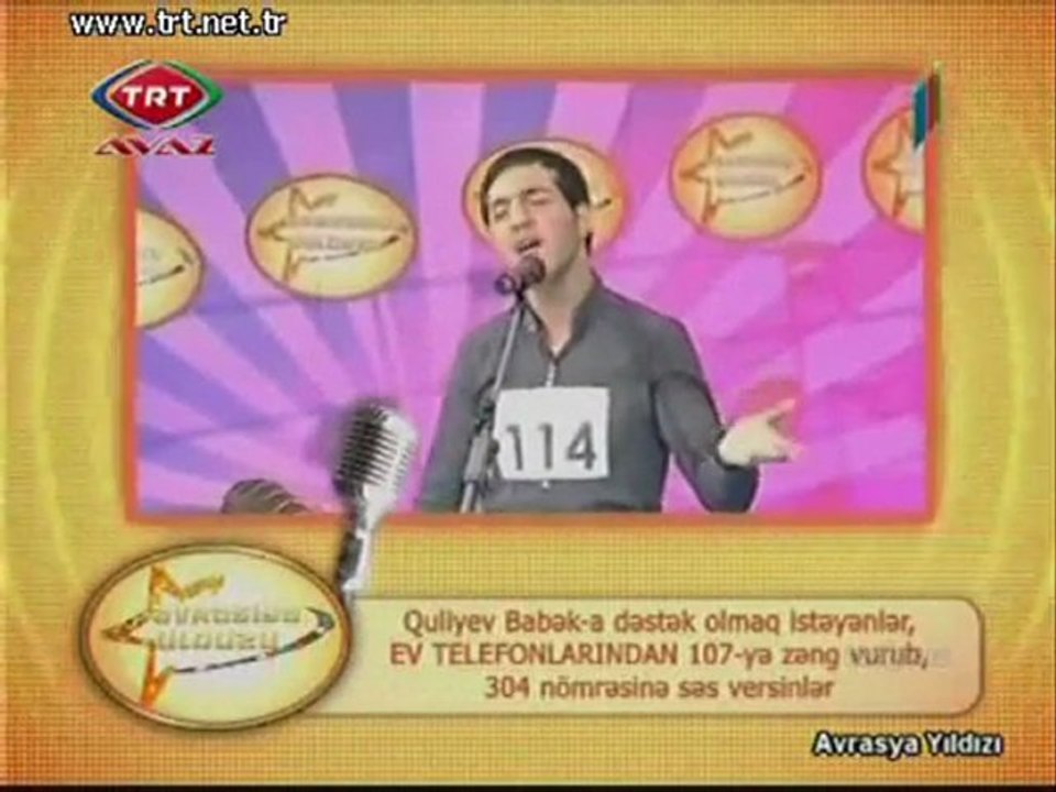 Azerbaycan Mahnıları - Şarkıları Avrasya yıldızı Azerbaycan TRT