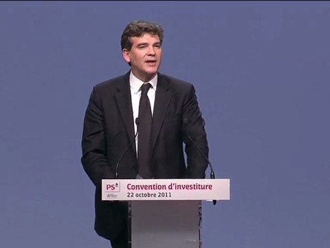 Discours d'Arnaud Montebourg lors de la convention d'investiture de François Hollande