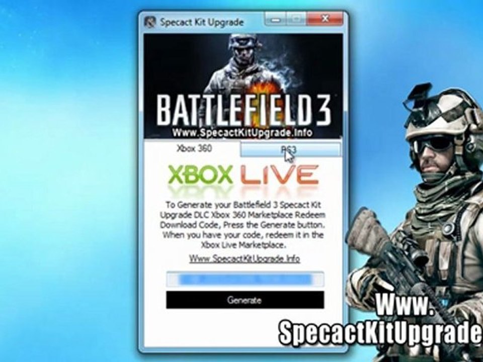 Download Battlefield 3 Specact Kit Upgrade DLC Free Xbox 360 PS3