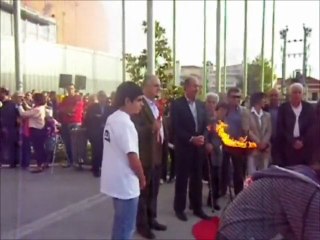 Γέρακας: Υποδοχή φλόγας της 9ης λαμπαδηδρομίας της ΠΟΣΕΑ στο Δημαρχείο Παλλήνης