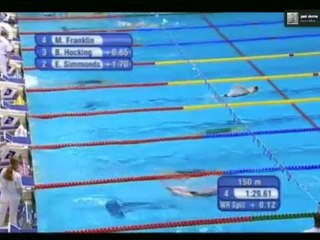 Melissa Franklin - World Record 200m Backstroke  Berlin 2011